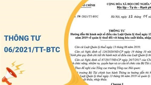 Một số điểm mới của Thông tư 06 của Chính phủ về thuế giá trị gia tăng (GTGT) có hiệu lực thi hành từ ngày 01-3-2012